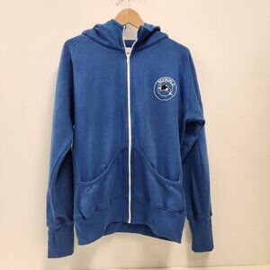 Sea World Hoodie Mens Size Large Blue w/ Thumbholes